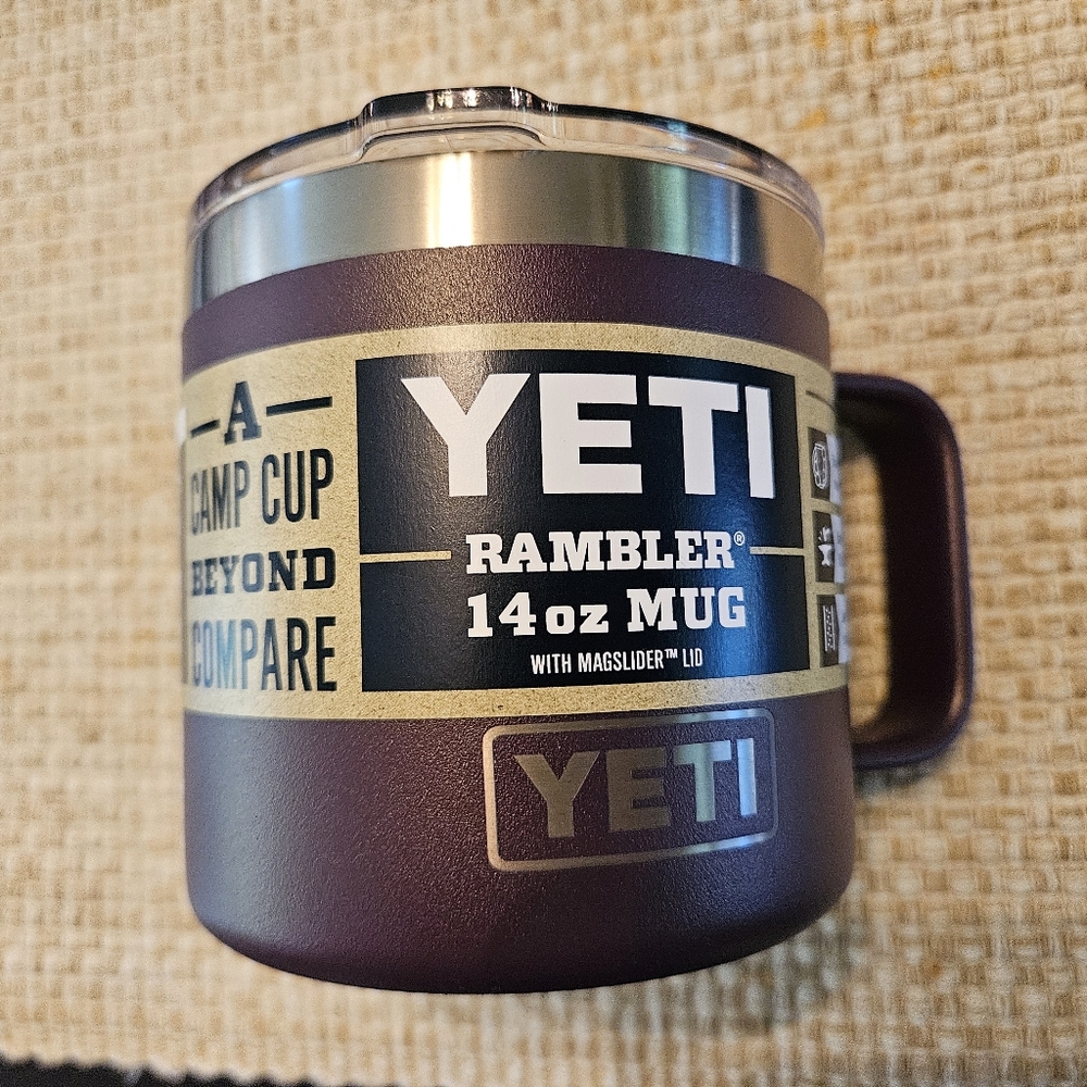 YETI Rambler 14oz Mug with MagSlider Lid. NORDIC PURPLE